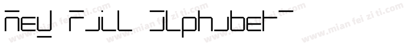 New Rail Alphabet字体转换